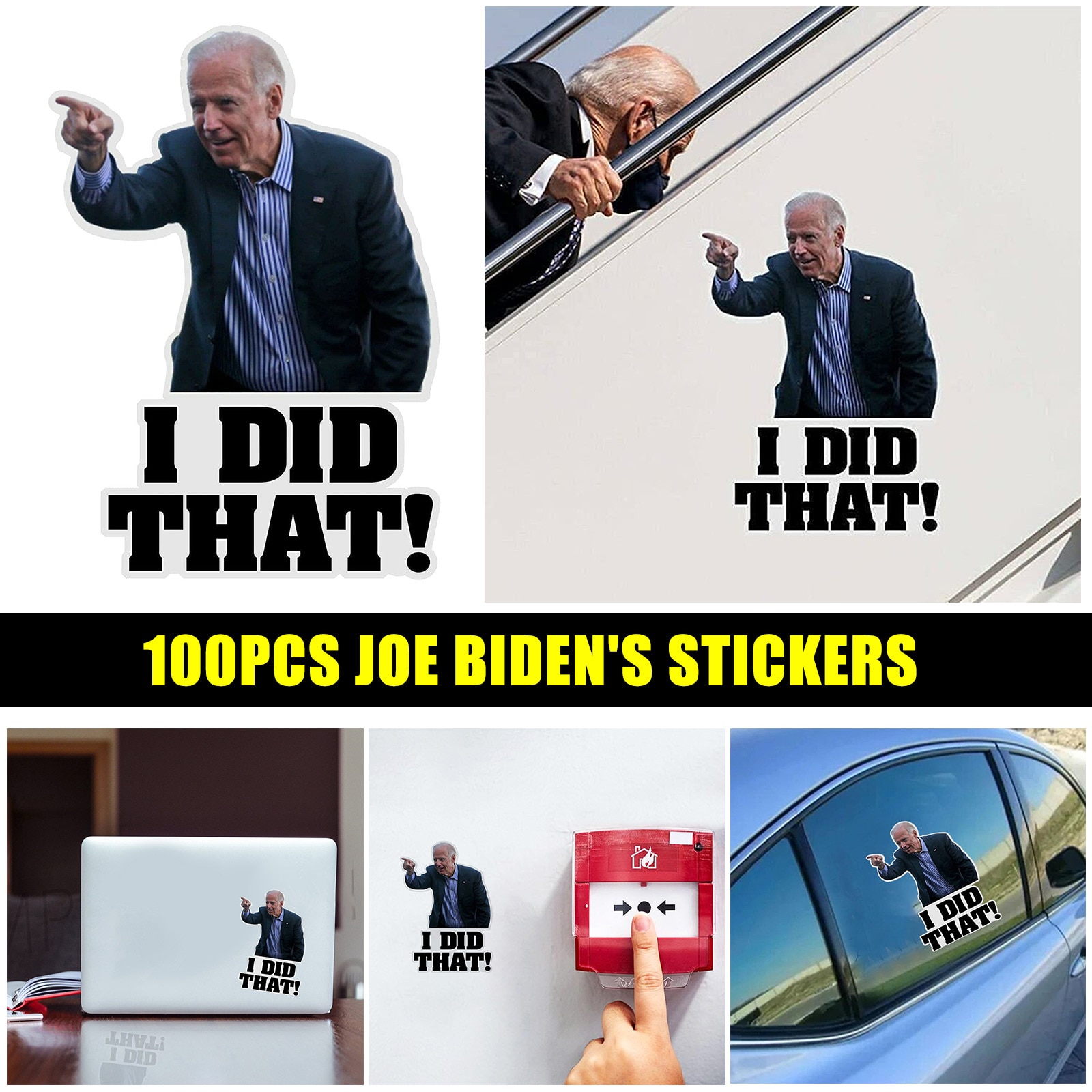 100pcs  ڵ ƼĿ   Biden   ƼĿ..